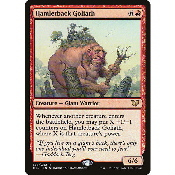 Magic: The Gathering Hamletback Goliath (156) Moderately Played