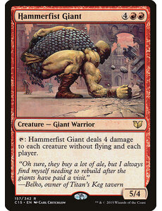 Magic: The Gathering Hammerfist Giant (157) Moderately Played