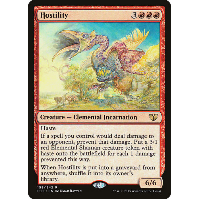 Magic: The Gathering Hostility (158) Lightly Played