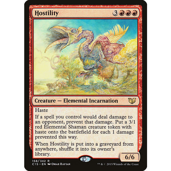 Magic: The Gathering Hostility (158) Moderately Played