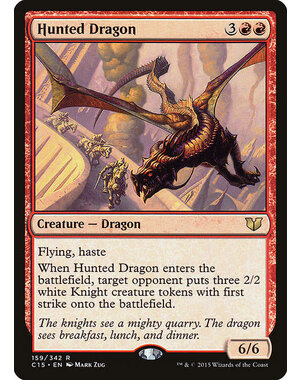 Magic: The Gathering Hunted Dragon (159) Moderately Played