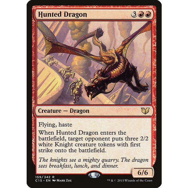 Magic: The Gathering Hunted Dragon (159) Lightly Played