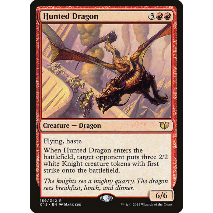 Magic: The Gathering Hunted Dragon (159) Lightly Played