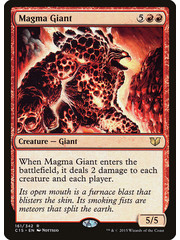Magic: The Gathering Magma Giant (161) Moderately Played