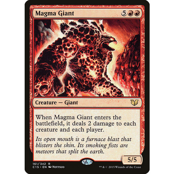 Magic: The Gathering Magma Giant (161) Moderately Played