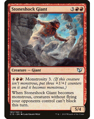Magic: The Gathering Stoneshock Giant (165) Lightly Played