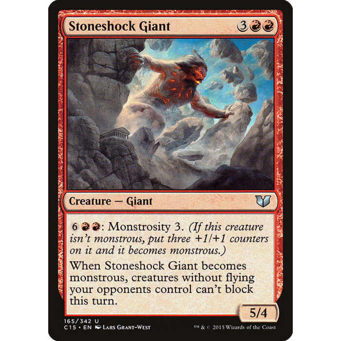 Magic: The Gathering Stoneshock Giant (165) Lightly Played