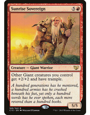 Magic: The Gathering Sunrise Sovereign (166) Lightly Played