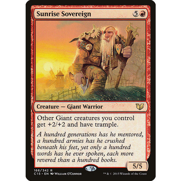 Magic: The Gathering Sunrise Sovereign (166) Lightly Played