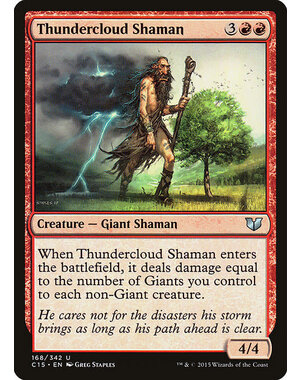Magic: The Gathering Thundercloud Shaman (168) Lightly Played