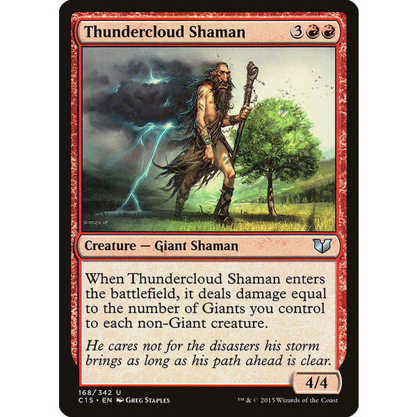 Magic: The Gathering Thundercloud Shaman (168) Lightly Played