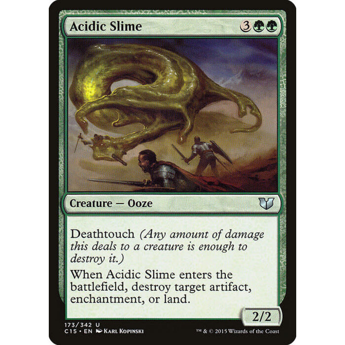 Magic: The Gathering Acidic Slime (173) Lightly Played