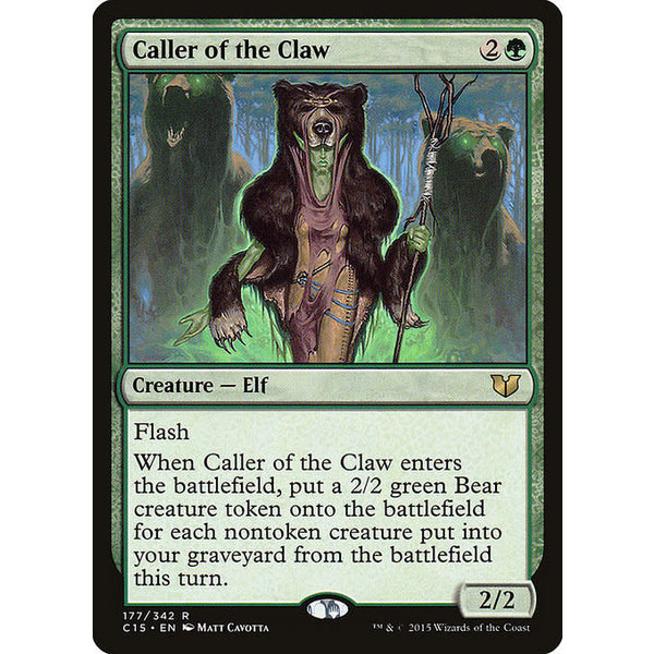 Magic: The Gathering Caller of the Claw (177) Lightly Played