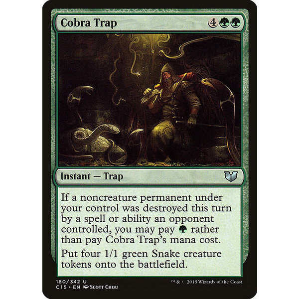 Magic: The Gathering Cobra Trap (180) Lightly Played
