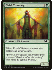 Magic: The Gathering Elvish Visionary (182) Lightly Played