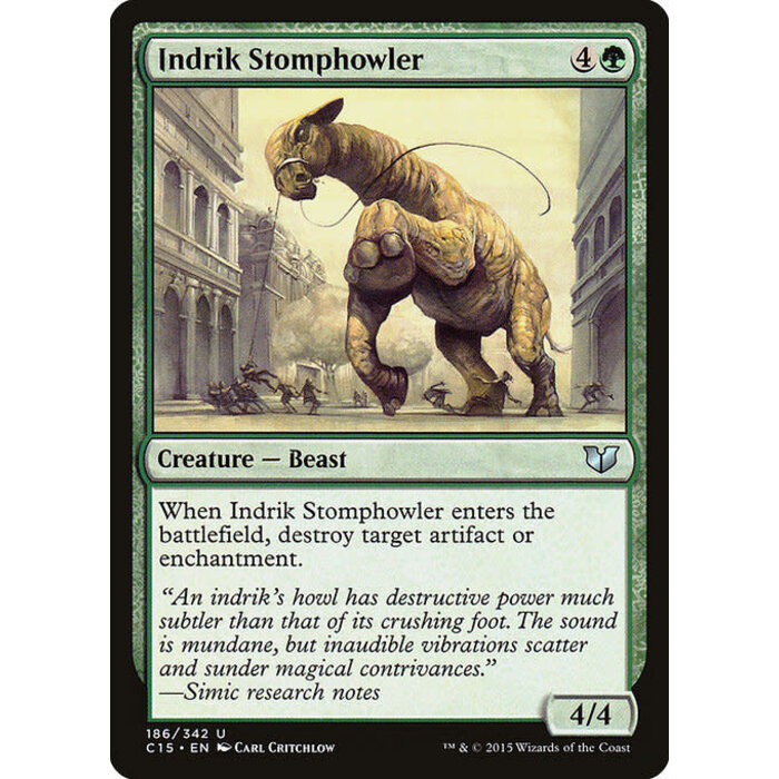 Magic: The Gathering Indrik Stomphowler (186) Lightly Played