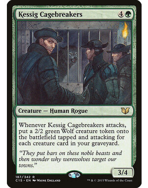 Magic: The Gathering Kessig Cagebreakers (187) Lightly Played