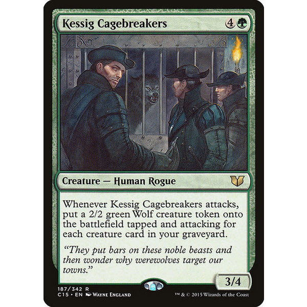 Magic: The Gathering Kessig Cagebreakers (187) Lightly Played