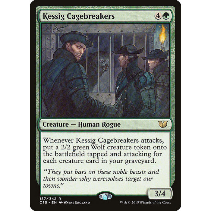 Magic: The Gathering Kessig Cagebreakers (187) Lightly Played