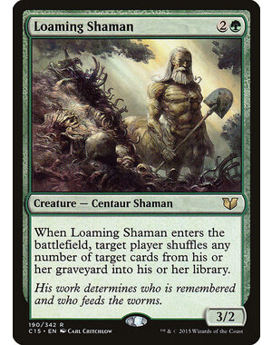 Magic: The Gathering Loaming Shaman (190) Lightly Played