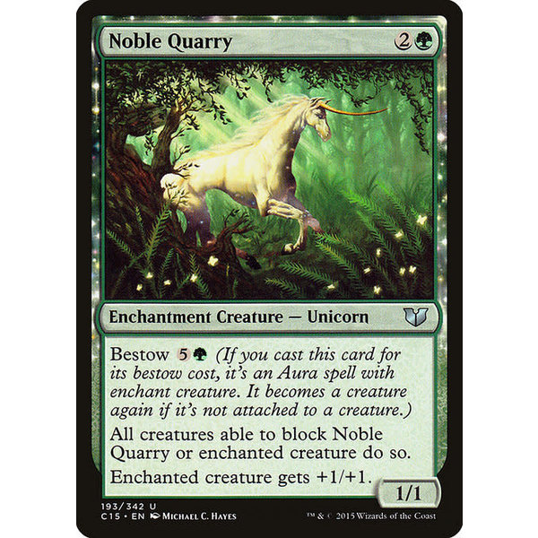 Magic: The Gathering Noble Quarry (193) Lightly Played