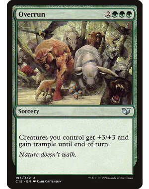 Magic: The Gathering Overrun (195) Lightly Played