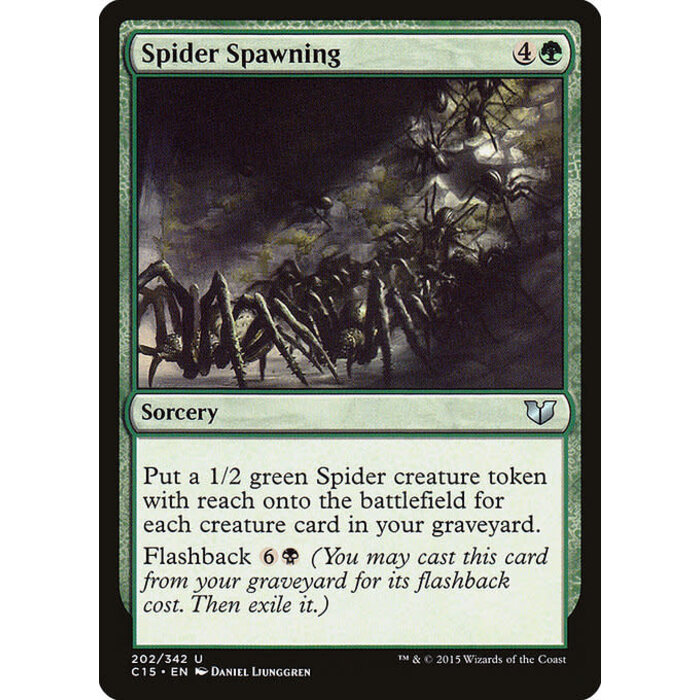 Magic: The Gathering Spider Spawning (202) Lightly Played