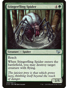 Magic: The Gathering Stingerfling Spider (203) Lightly Played