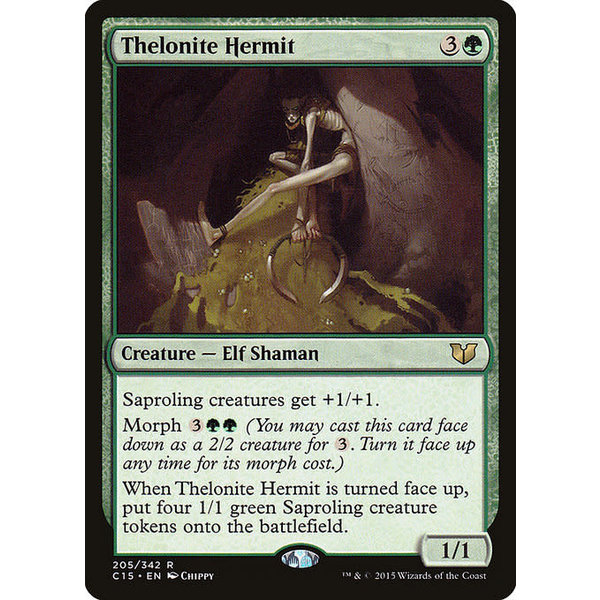 Magic: The Gathering Thelonite Hermit (205) Moderately Played