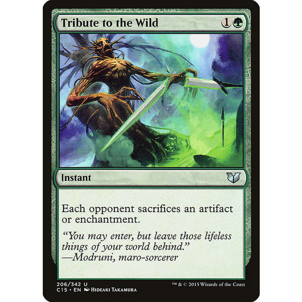Magic: The Gathering Tribute to the Wild (206) Lightly Played