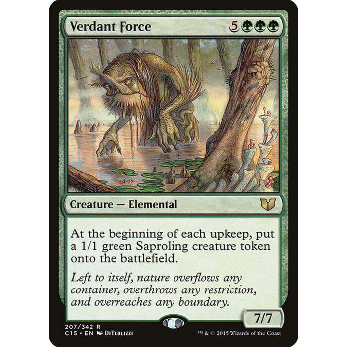 Magic: The Gathering Verdant Force (207) Lightly Played