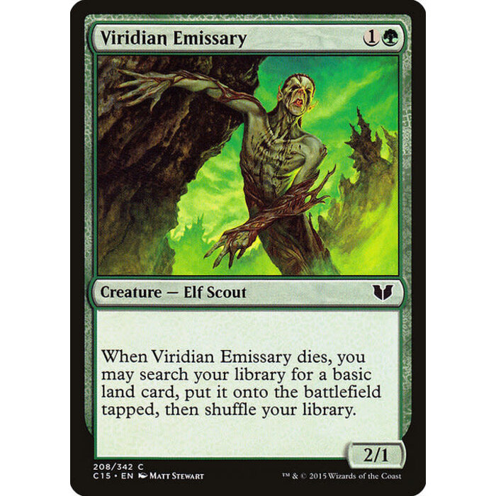 Magic: The Gathering Viridian Emissary (208) Lightly Played