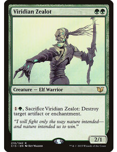 Magic: The Gathering Viridian Zealot (210) Lightly Played