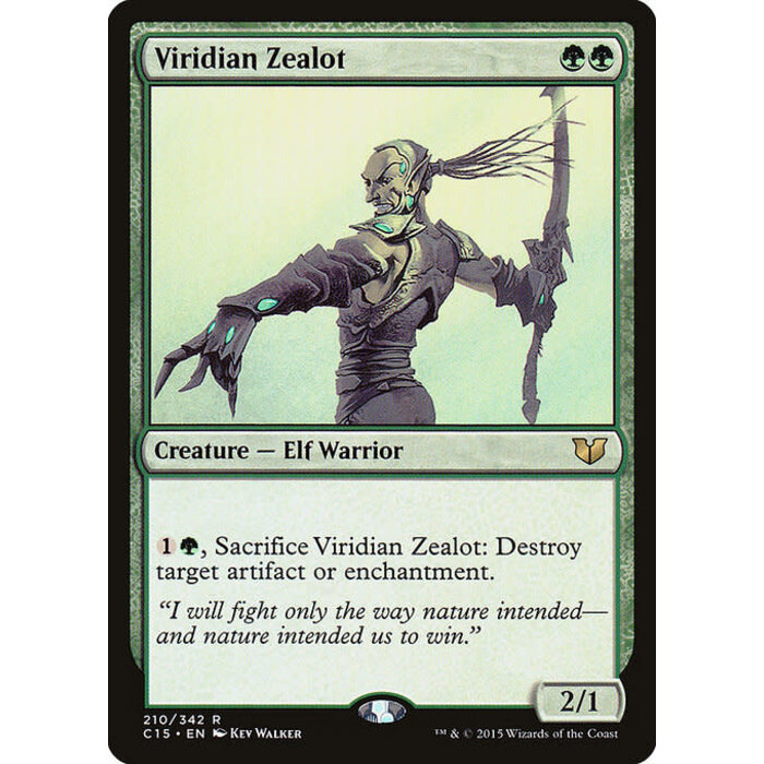 Magic: The Gathering Viridian Zealot (210) Lightly Played