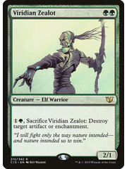 Magic: The Gathering Viridian Zealot (210) Moderately Played