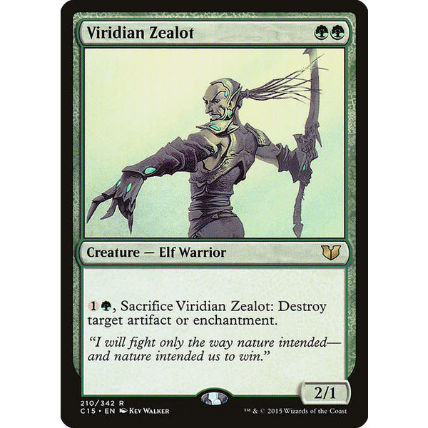 Magic: The Gathering Viridian Zealot (210) Moderately Played