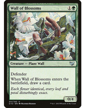 Magic: The Gathering Wall of Blossoms (211) Lightly Played