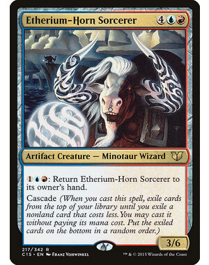 Magic: The Gathering Etherium-Horn Sorcerer (217) Moderately Played