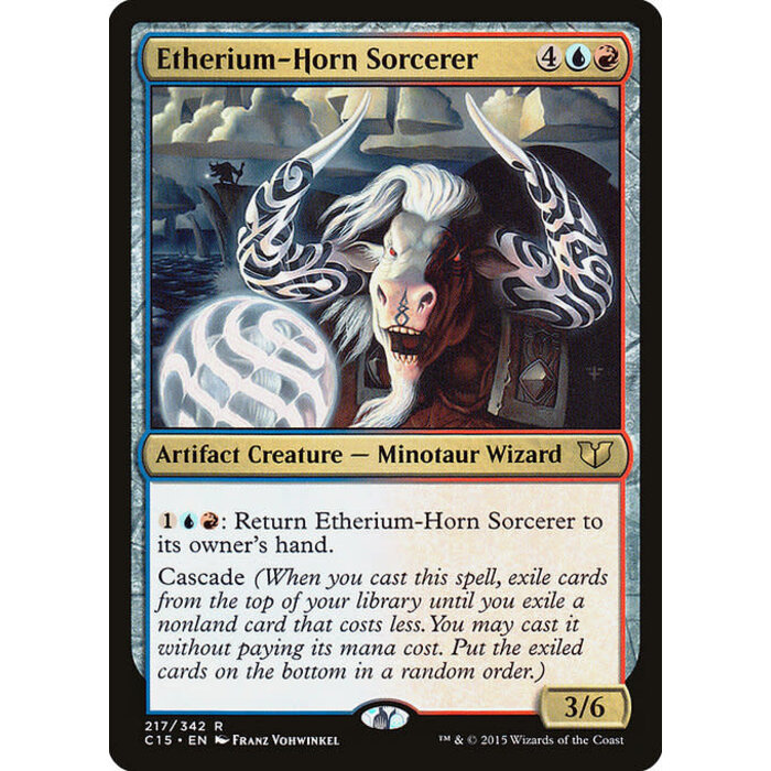 Magic: The Gathering Etherium-Horn Sorcerer (217) Moderately Played