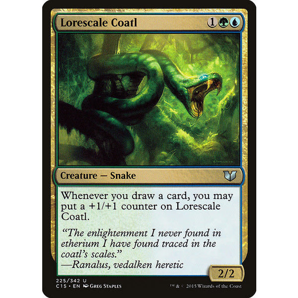 Magic: The Gathering Lorescale Coatl (225) Lightly Played