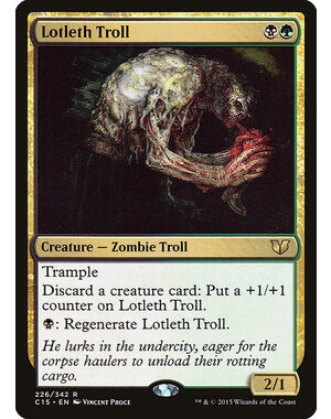 Magic: The Gathering Lotleth Troll (226) Lightly Played