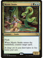 Magic: The Gathering Mystic Snake (228) Lightly Played