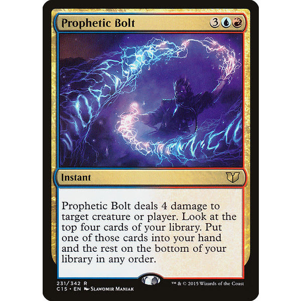 Magic: The Gathering Prophetic Bolt (231) Moderately Played