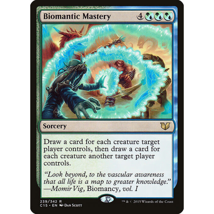 Magic: The Gathering Biomantic Mastery (239) Moderately Played