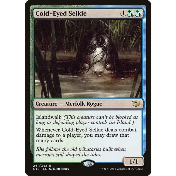 Magic: The Gathering Cold-Eyed Selkie (241) Moderately Played