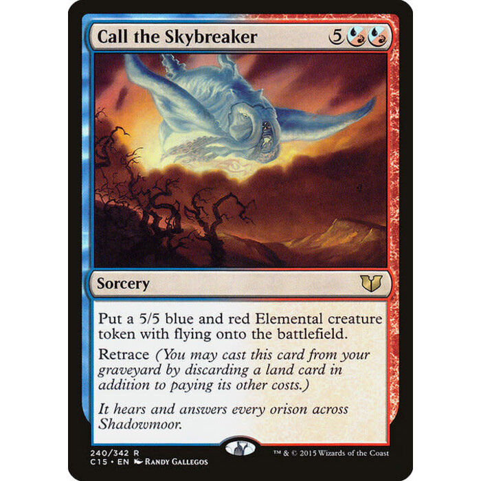 Magic: The Gathering Call the Skybreaker (240) Lightly Played