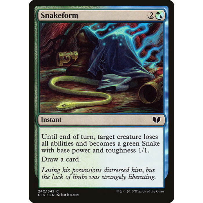 Magic: The Gathering Snakeform (242) Lightly Played