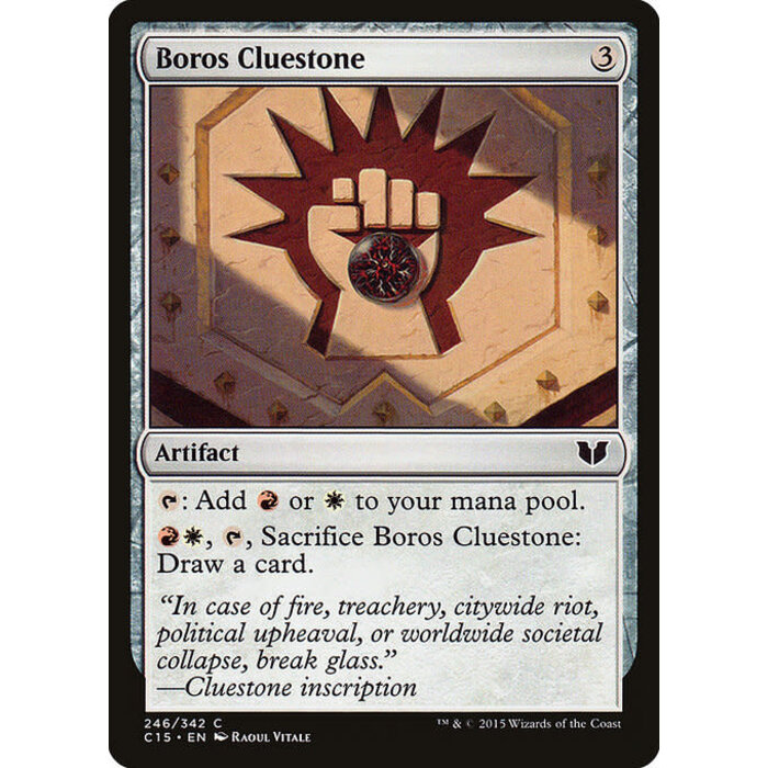 Magic: The Gathering Boros Cluestone (246) Lightly Played