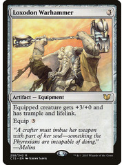 Magic: The Gathering Loxodon Warhammer (258) Moderately Played