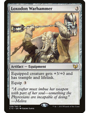 Magic: The Gathering Loxodon Warhammer (258) Moderately Played